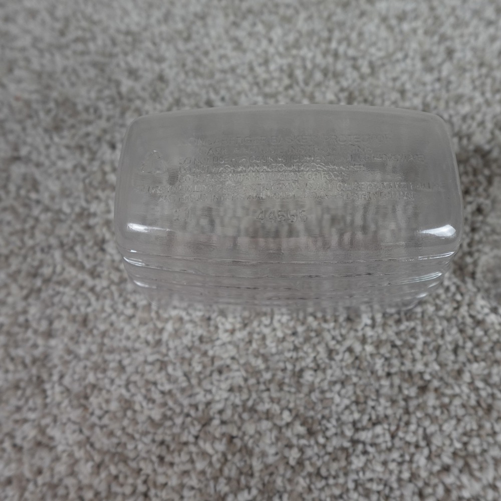 Longaberger Salt and Pepper Basket Protectors Clear Plastic Liners 44555 40126 - Picture 5 of 6